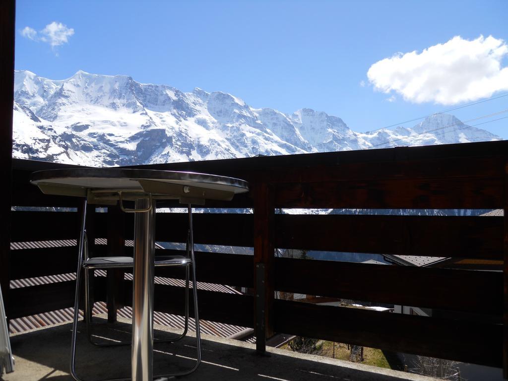 Appartement Chalet Anemone 2 à Mürren Chambre photo